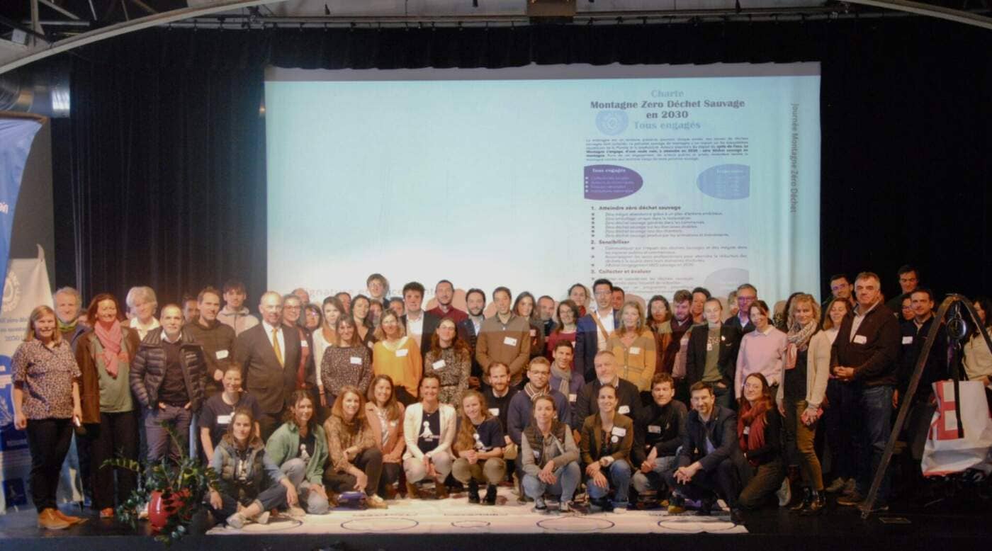 La Charte nationale Montagne zéro déchet sauvage en 2030 lancée