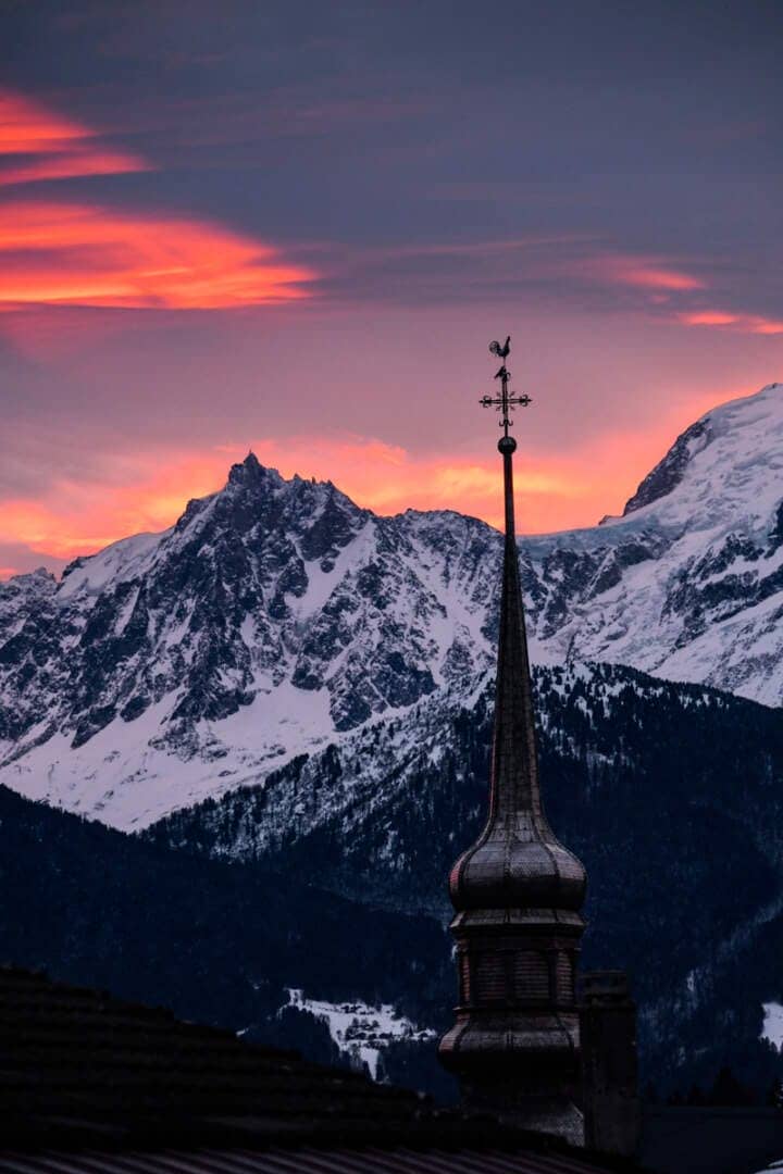 Cordon et le massif du Mont-Blanc