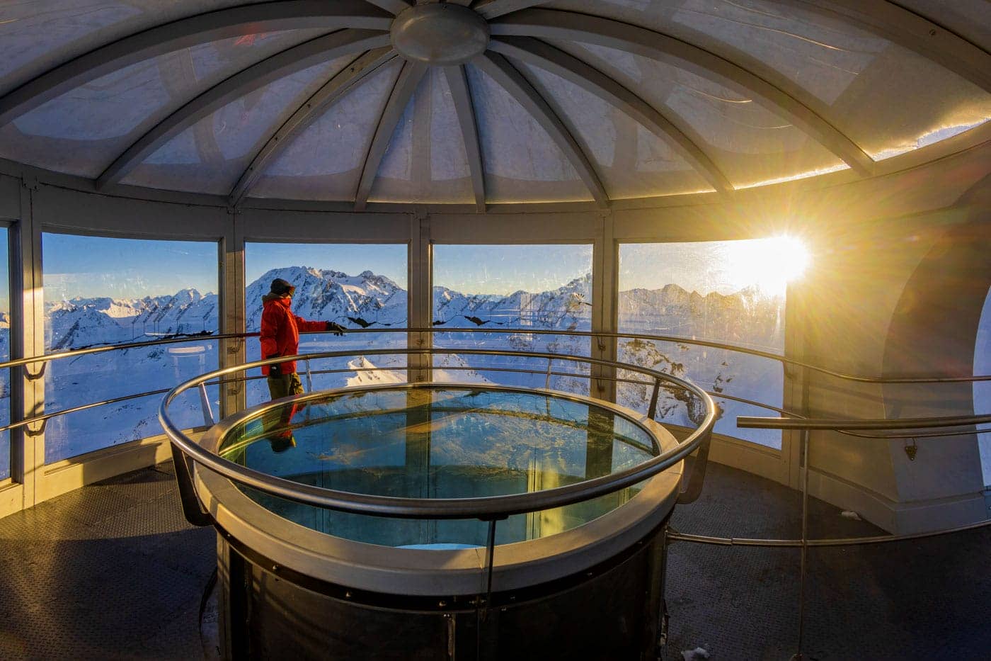 Passerelle panoramique de la Cime Caron