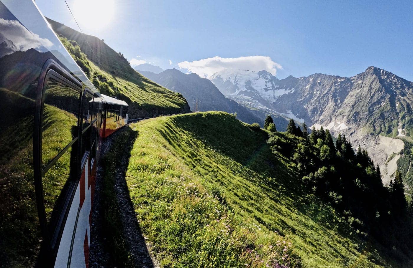 Le tramway du mont Blanc est g&eacute;r&eacute; par la Compagnie du Mont Blanc du Chamonix