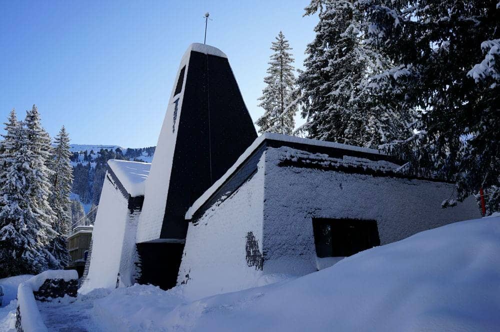 La Chapelle de Flaine en hiver
